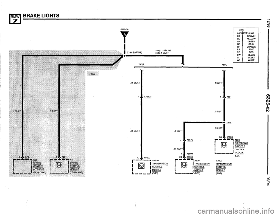 BMW 740i 1993 E32 Electrical Troubleshooting Manual BMW 740i 1993 E32 Electrical Troubleshooting Manual