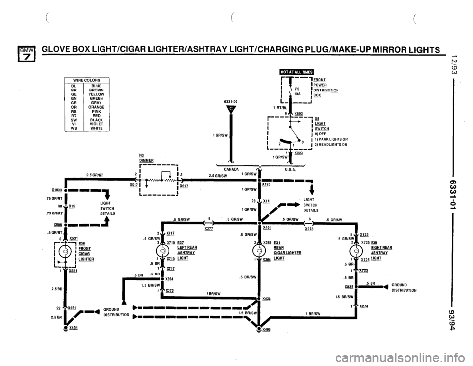 BMW 740i 1993 E32 Electrical Troubleshooting Manual BMW 740i 1993 E32 Electrical Troubleshooting Manual