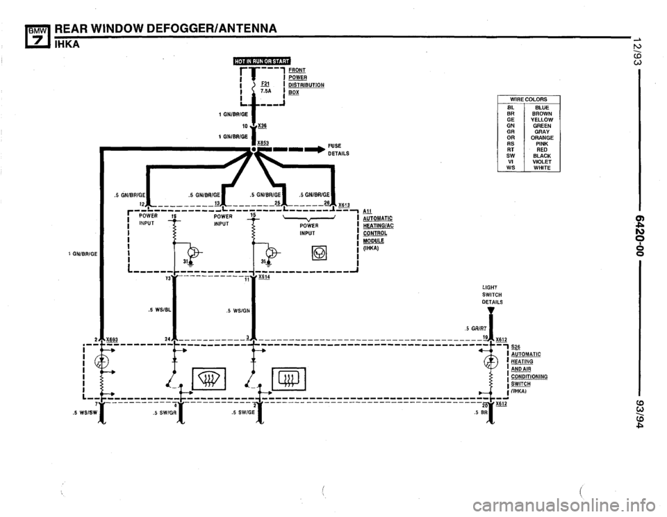 BMW 740i 1993 E32 Electrical Troubleshooting Manual BMW 740i 1993 E32 Electrical Troubleshooting Manual
