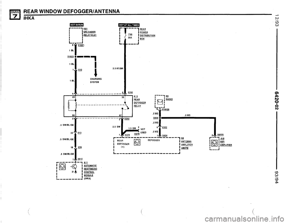BMW 740i 1993 E32 Electrical Troubleshooting Manual BMW 740i 1993 E32 Electrical Troubleshooting Manual