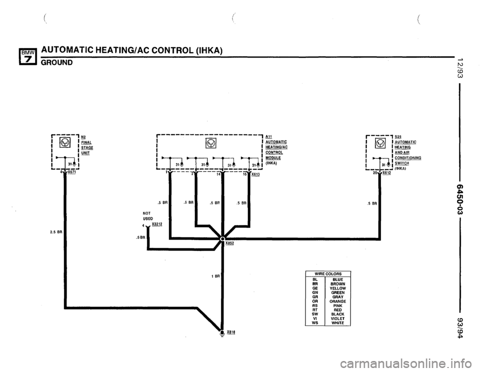 BMW 740i 1993 E32 Electrical Troubleshooting Manual BMW 740i 1993 E32 Electrical Troubleshooting Manual