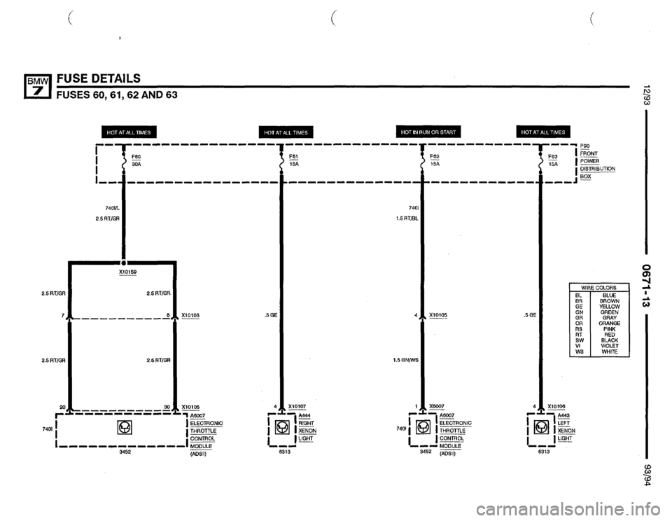 BMW 740i 1993 E32 Electrical Troubleshooting Manual BMW 740i 1993 E32 Electrical Troubleshooting Manual