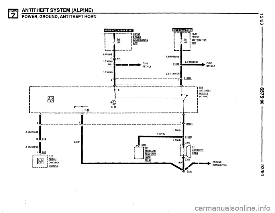 BMW 740i 1993 E32 Electrical Troubleshooting Manual BMW 740i 1993 E32 Electrical Troubleshooting Manual
