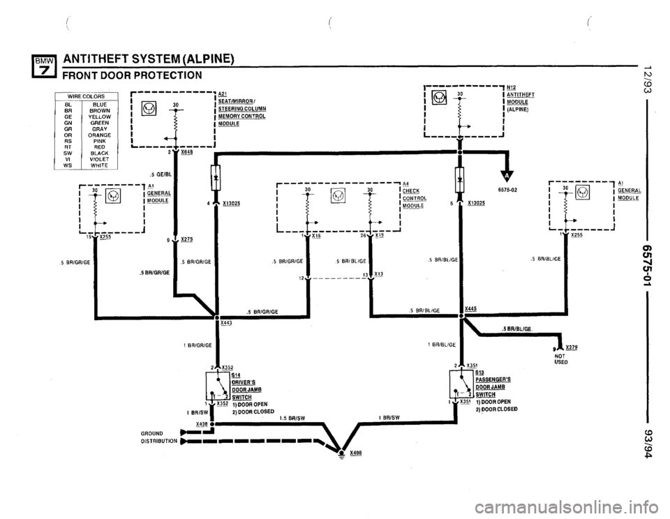 BMW 740i 1993 E32 Electrical Troubleshooting Manual BMW 740i 1993 E32 Electrical Troubleshooting Manual