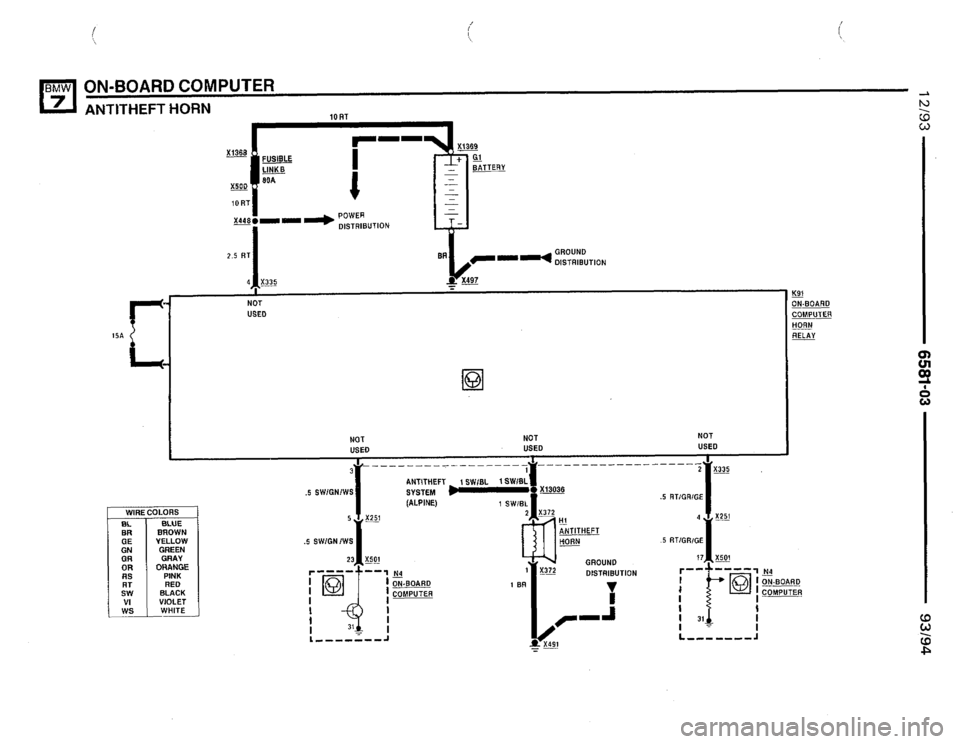 BMW 740i 1993 E32 Electrical Troubleshooting Manual BMW 740i 1993 E32 Electrical Troubleshooting Manual