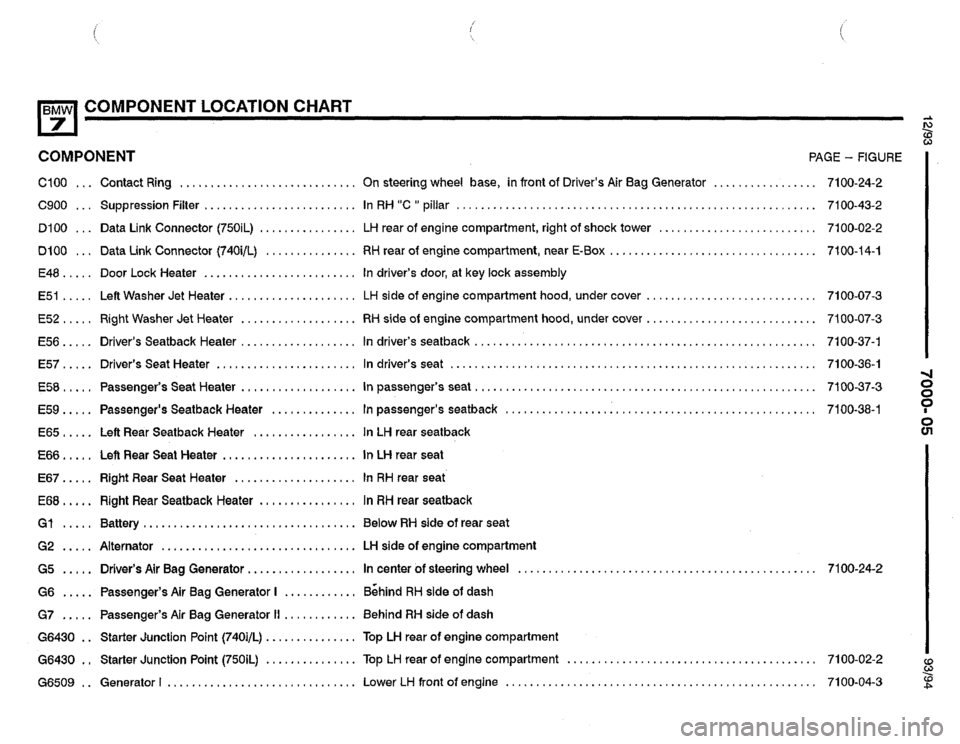 BMW 740i 1993 E32 Electrical Troubleshooting Manual 