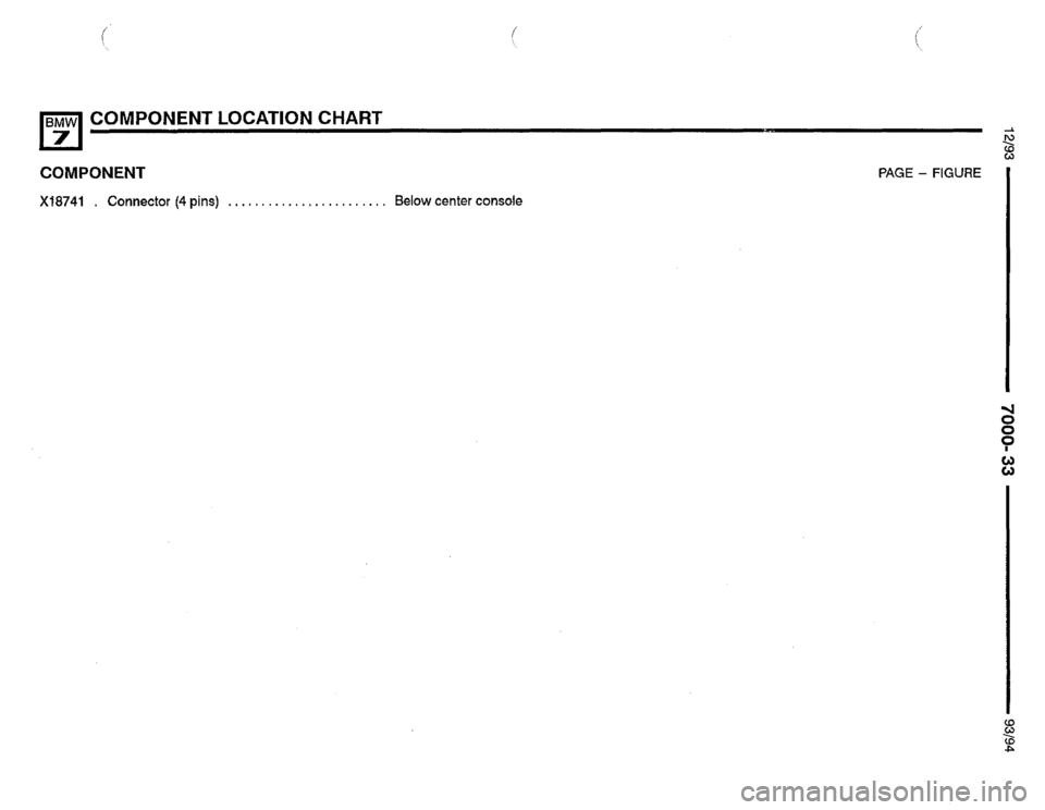 BMW 740i 1993 E32 Electrical Troubleshooting Manual 