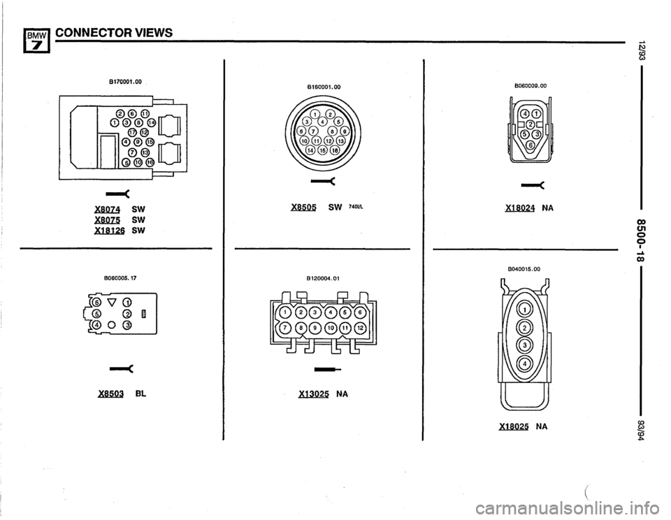 BMW 740il 1993 E32 Electrical Troubleshooting Manual 