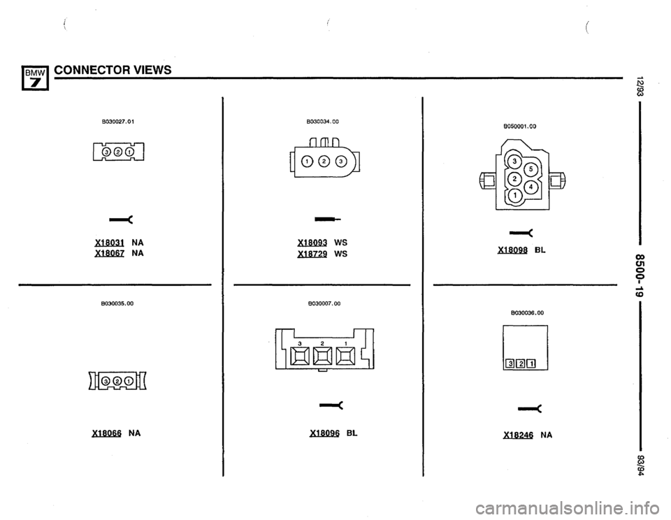 BMW 740il 1993 E32 Electrical Troubleshooting Manual 