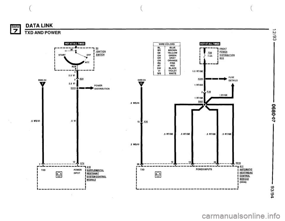BMW 740i 1993 E32 Electrical Troubleshooting Manual BMW 740i 1993 E32 Electrical Troubleshooting Manual