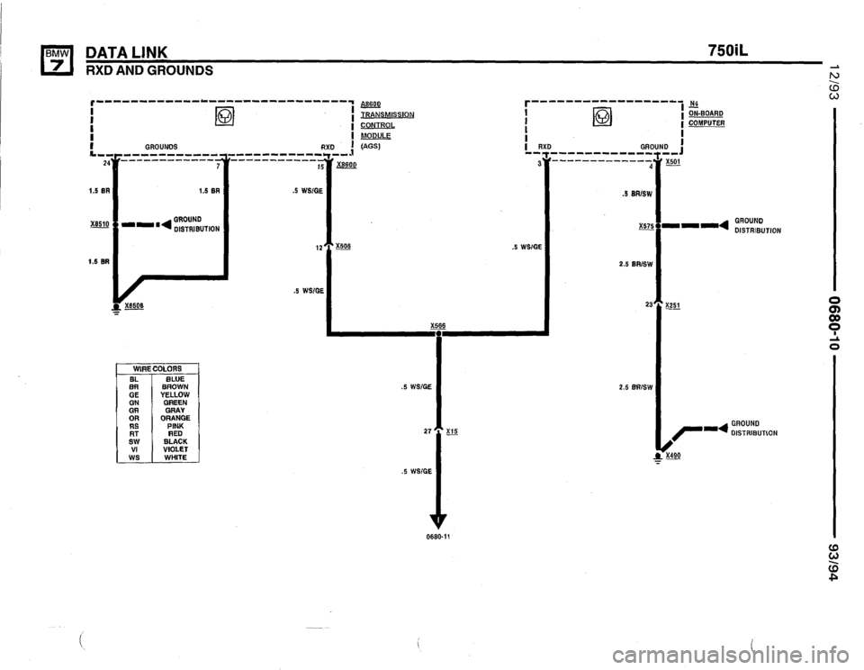 BMW 740i 1993 E32 Electrical Troubleshooting Manual BMW 740i 1993 E32 Electrical Troubleshooting Manual
