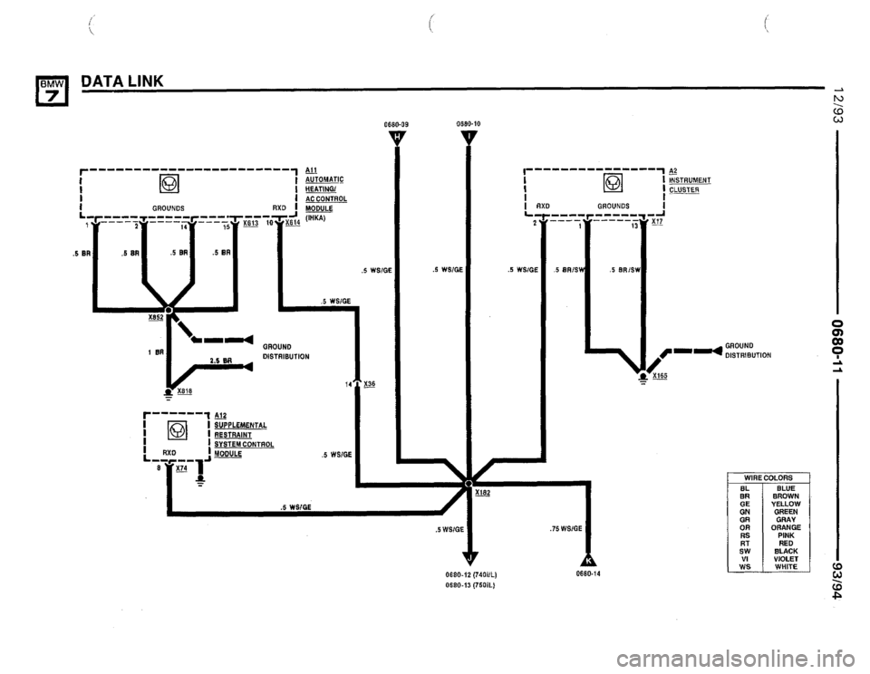 BMW 740i 1993 E32 Electrical Troubleshooting Manual BMW 740i 1993 E32 Electrical Troubleshooting Manual