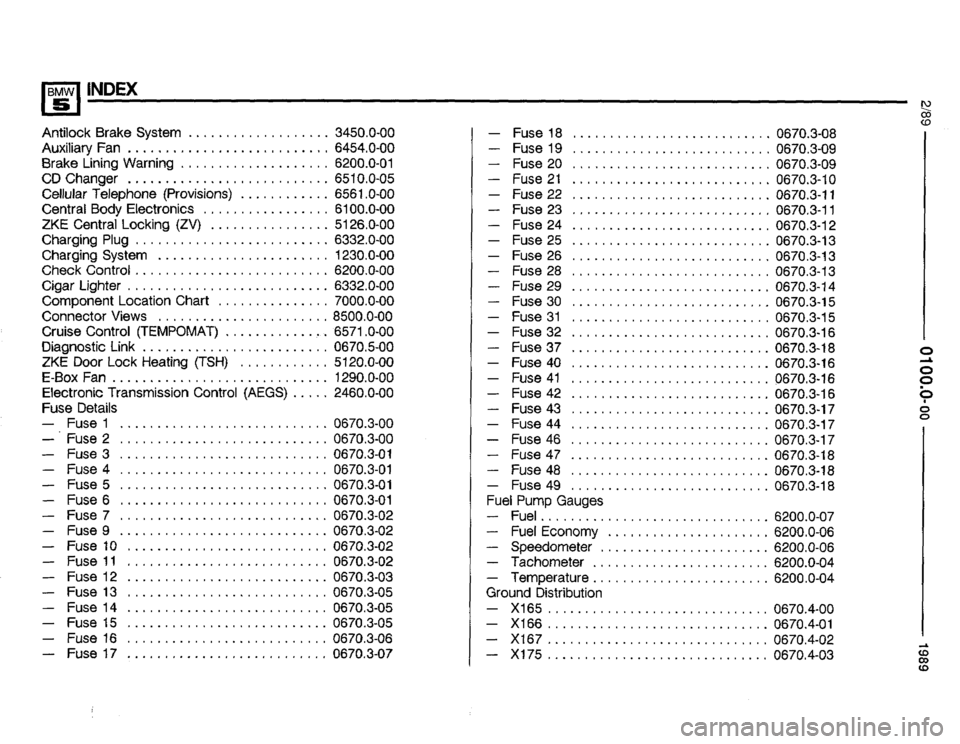 BMW 525i 1989 E34 Electrical Troubleshooting Manual 