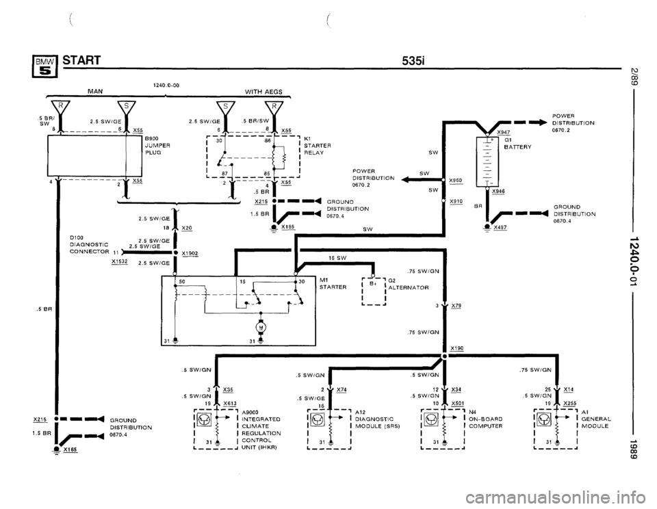 BMW 525i 1989 E34 Electrical Troubleshooting Manual BMW 525i 1989 E34 Electrical Troubleshooting Manual