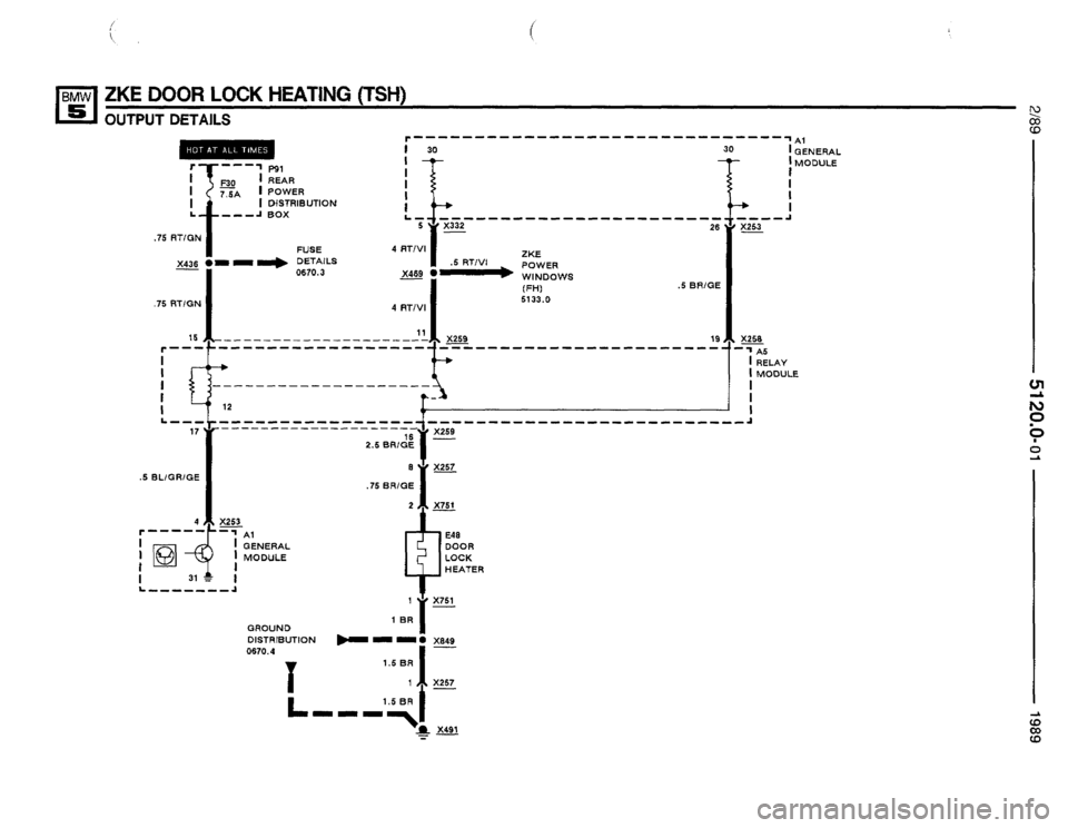 BMW 525i 1989 E34 Electrical Troubleshooting Manual BMW 525i 1989 E34 Electrical Troubleshooting Manual