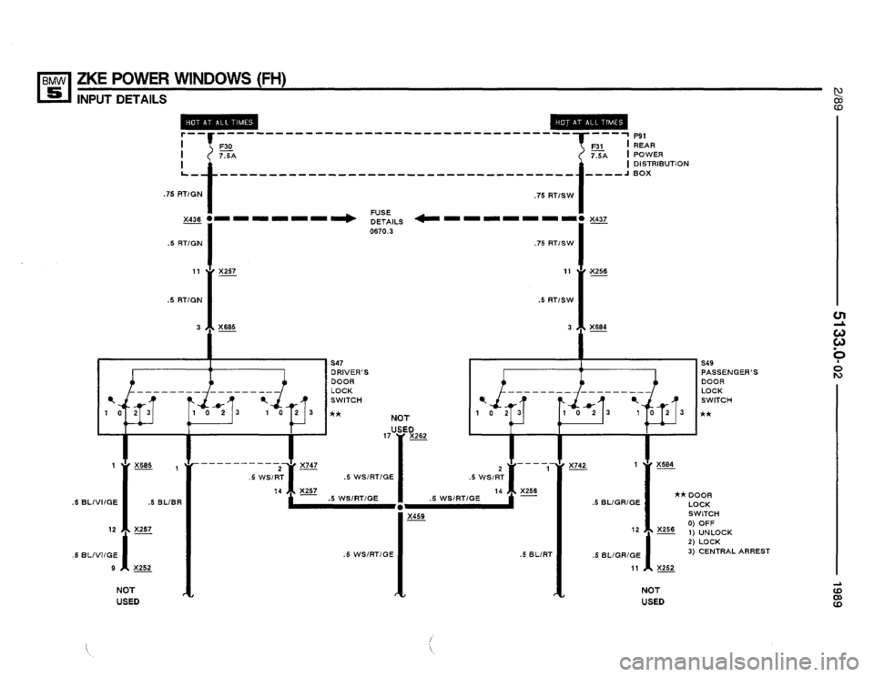 BMW 525i 1989 E34 Electrical Troubleshooting Manual BMW 525i 1989 E34 Electrical Troubleshooting Manual
