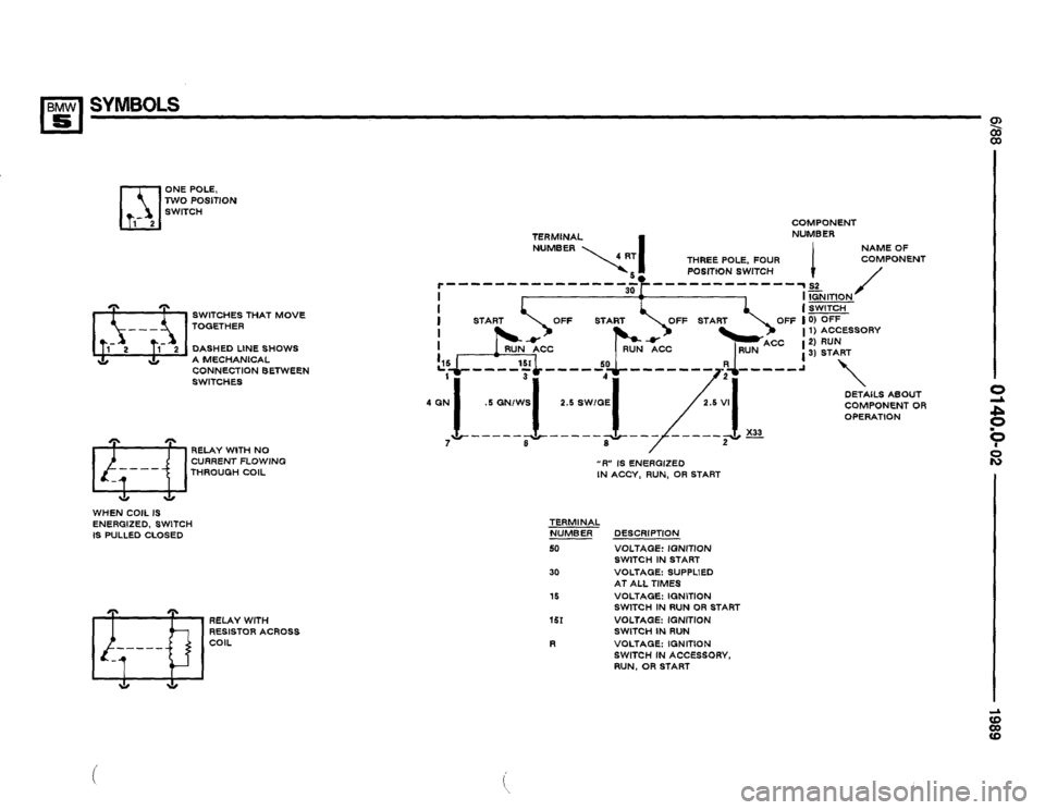 BMW 535i 1989 E34 Electrical Troubleshooting Manual 