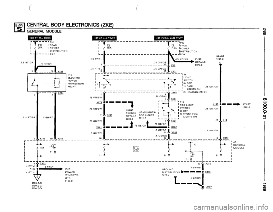 BMW 525i 1989 E34 Electrical Troubleshooting Manual BMW 525i 1989 E34 Electrical Troubleshooting Manual