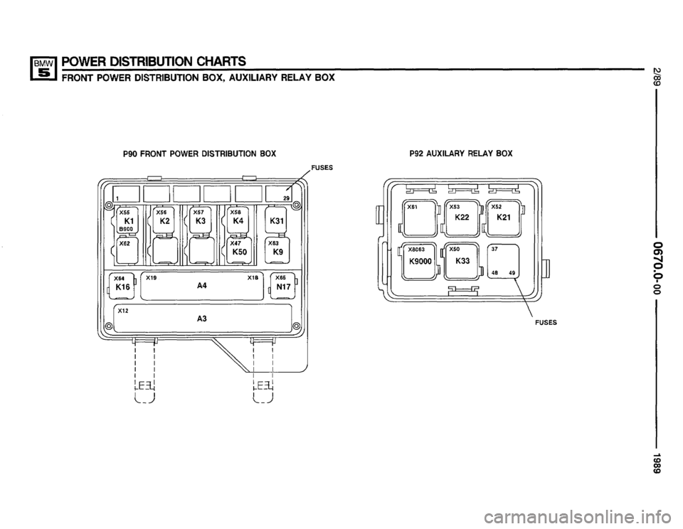 BMW 535i 1989 E34 Electrical Troubleshooting Manual 