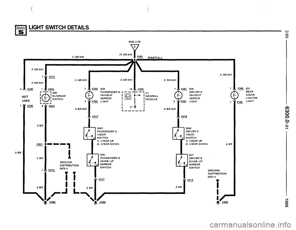 BMW 525i 1989 E34 Electrical Troubleshooting Manual BMW 525i 1989 E34 Electrical Troubleshooting Manual
