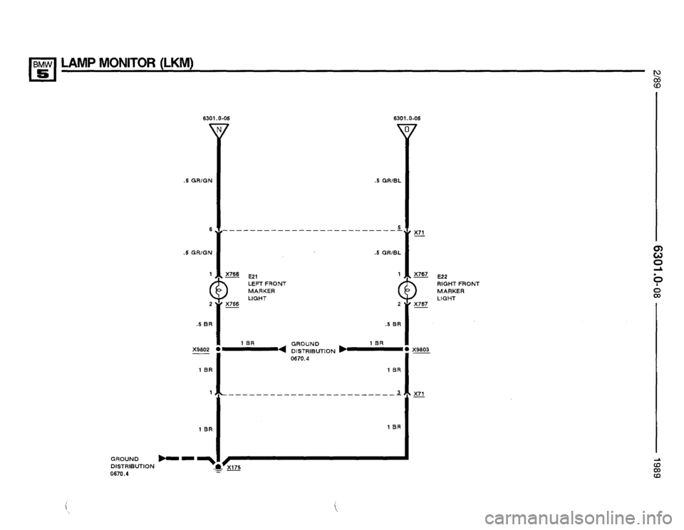 BMW 525i 1989 E34 Electrical Troubleshooting Manual 
