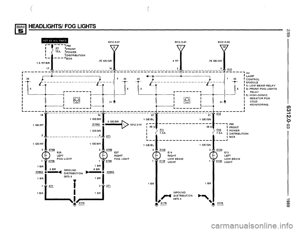 BMW 525i 1989 E34 Electrical Troubleshooting Manual BMW 525i 1989 E34 Electrical Troubleshooting Manual