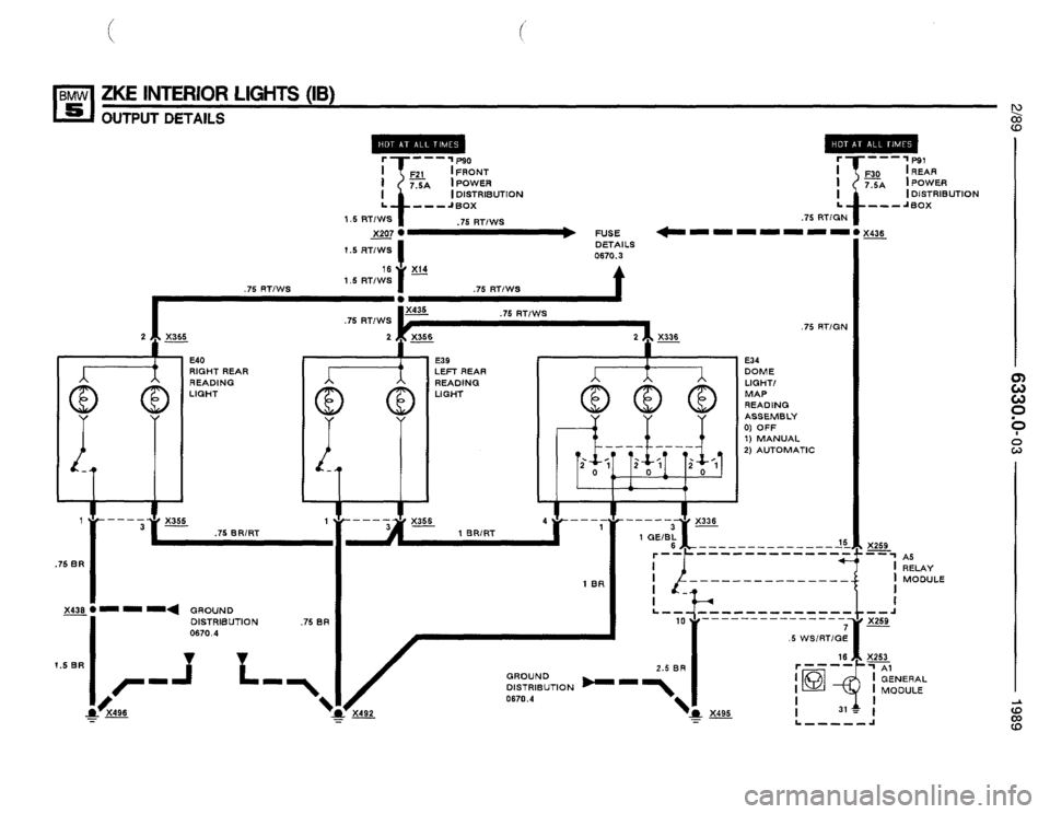 BMW 525i 1989 E34 Electrical Troubleshooting Manual BMW 525i 1989 E34 Electrical Troubleshooting Manual