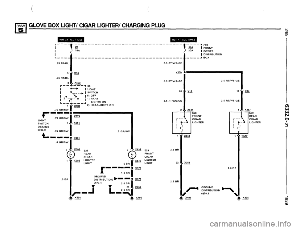 BMW 525i 1989 E34 Electrical Troubleshooting Manual BMW 525i 1989 E34 Electrical Troubleshooting Manual