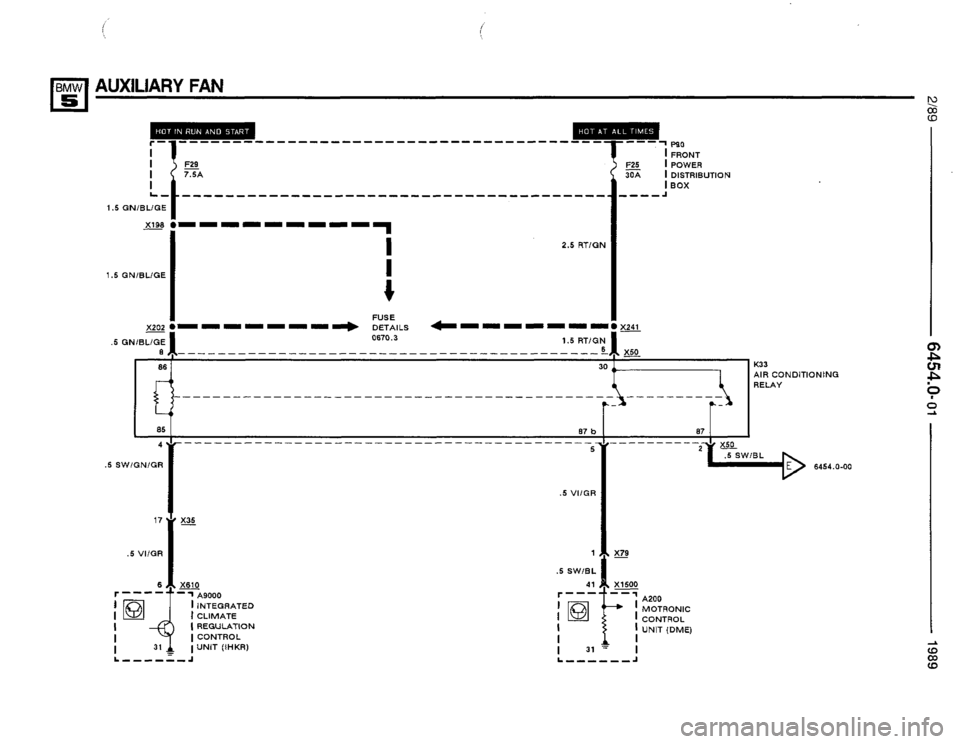 BMW 525i 1989 E34 Electrical Troubleshooting Manual BMW 525i 1989 E34 Electrical Troubleshooting Manual