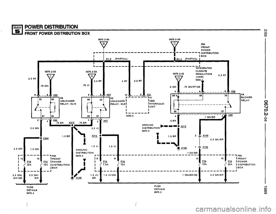 BMW 535i 1989 E34 Electrical Troubleshooting Manual 