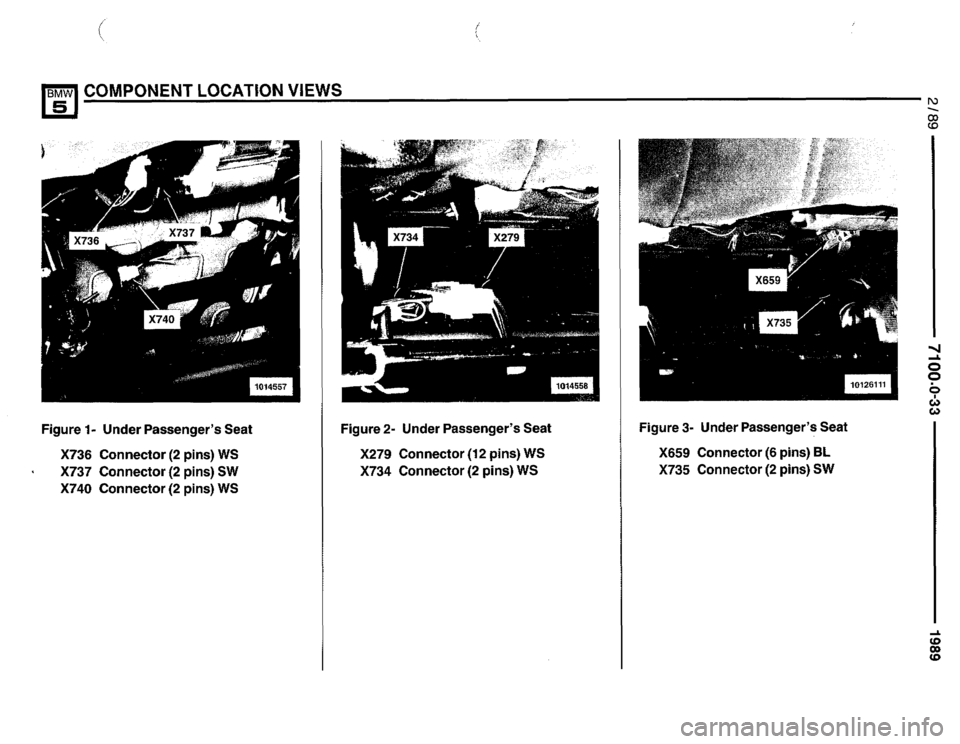 BMW 535i 1989 E34 Electrical Troubleshooting Manual 