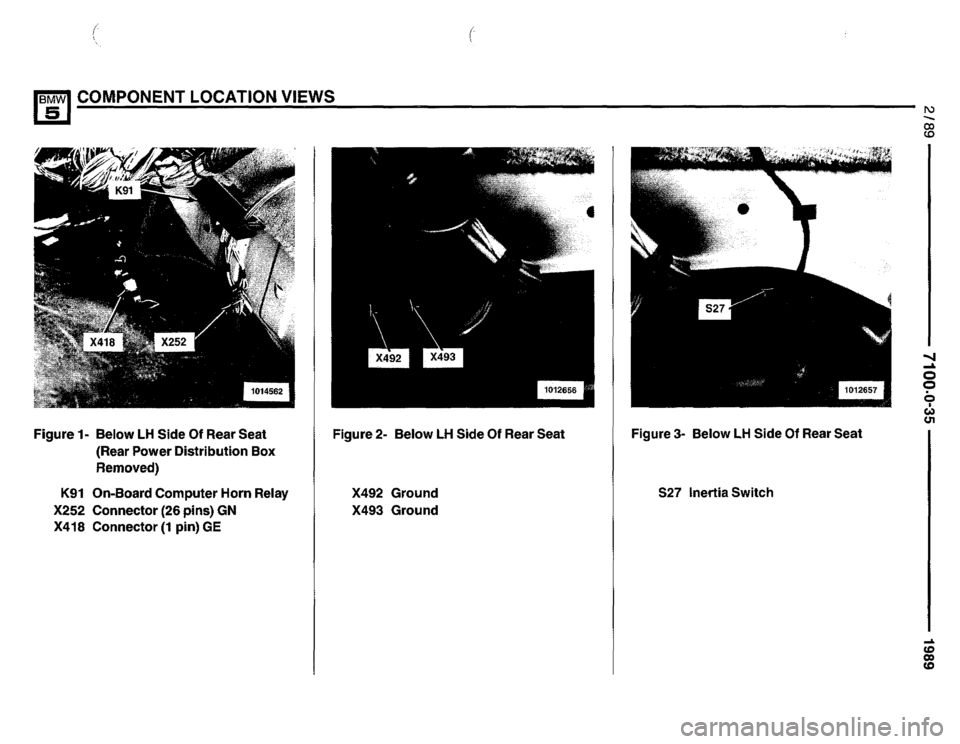 BMW 535i 1989 E34 Electrical Troubleshooting Manual 