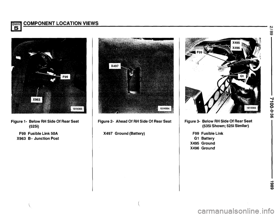 BMW 535i 1989 E34 Electrical Troubleshooting Manual 