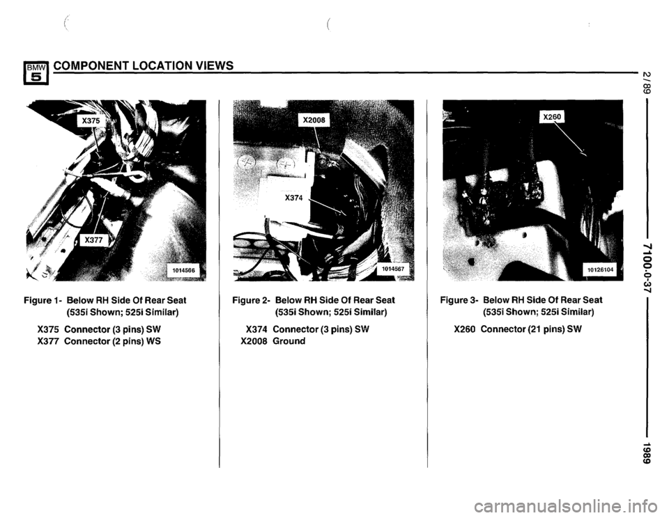 BMW 535i 1989 E34 Electrical Troubleshooting Manual 