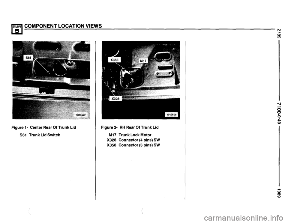 BMW 535i 1989 E34 Electrical Troubleshooting Manual 