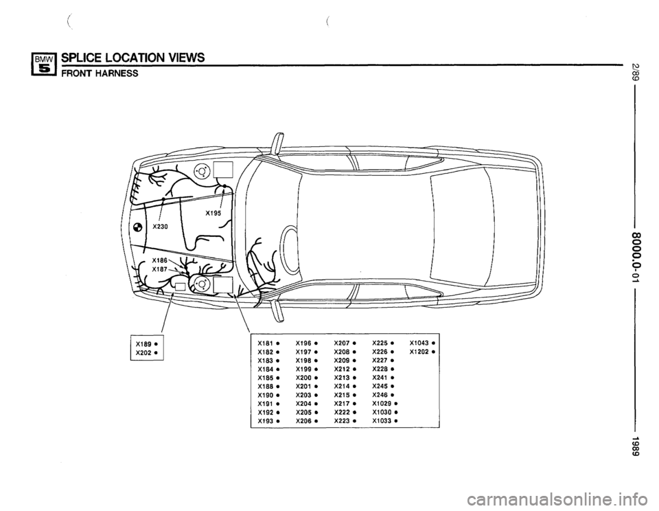 BMW 535i 1989 E34 Electrical Troubleshooting Manual 