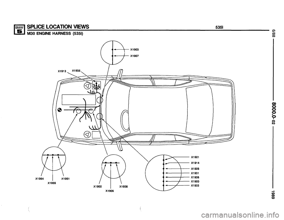 BMW 535i 1989 E34 Electrical Troubleshooting Manual 