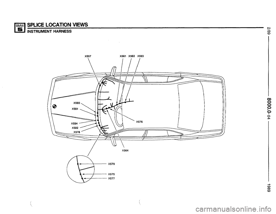 BMW 535i 1989 E34 Electrical Troubleshooting Manual 