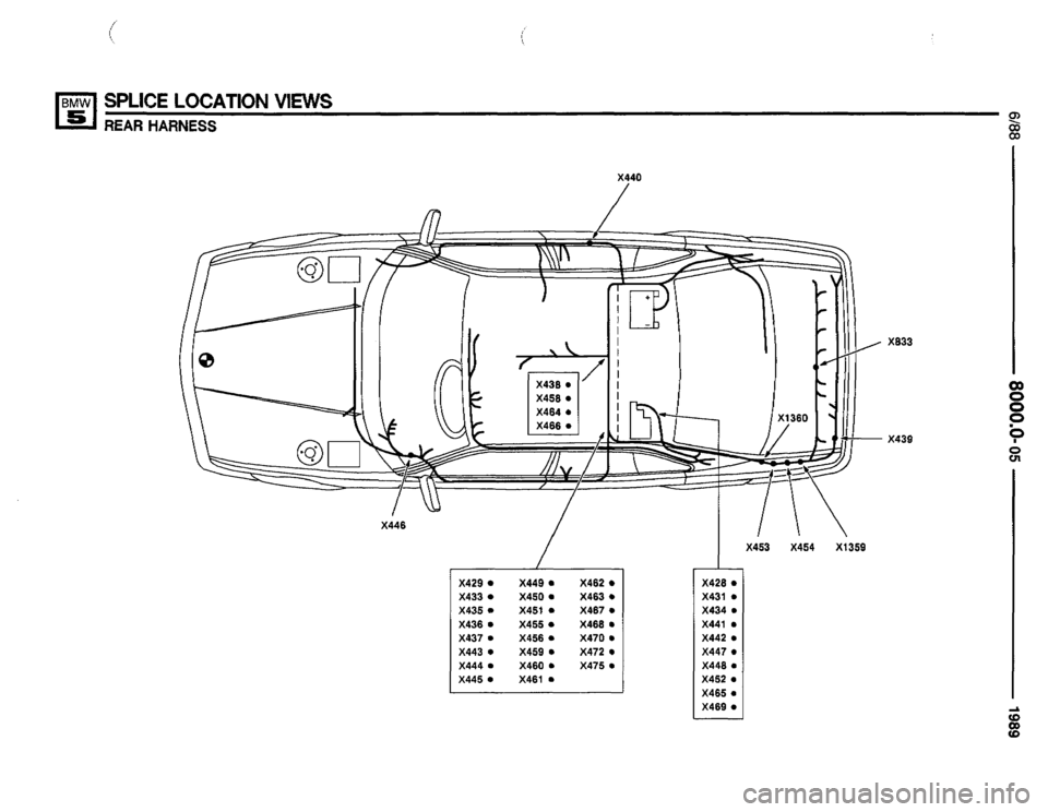 BMW 535i 1989 E34 Electrical Troubleshooting Manual 