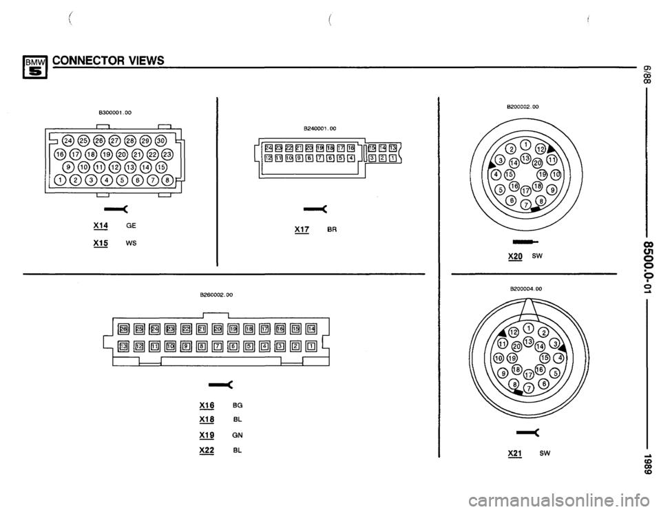 BMW 535i 1989 E34 Electrical Troubleshooting Manual 