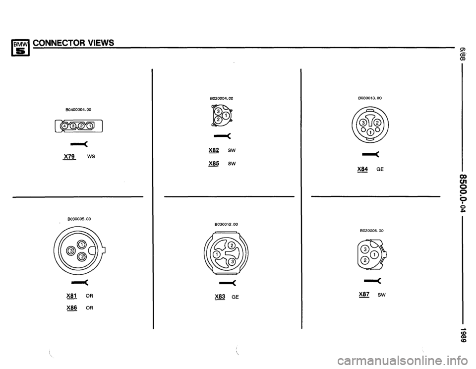 BMW 535i 1989 E34 Electrical Troubleshooting Manual 