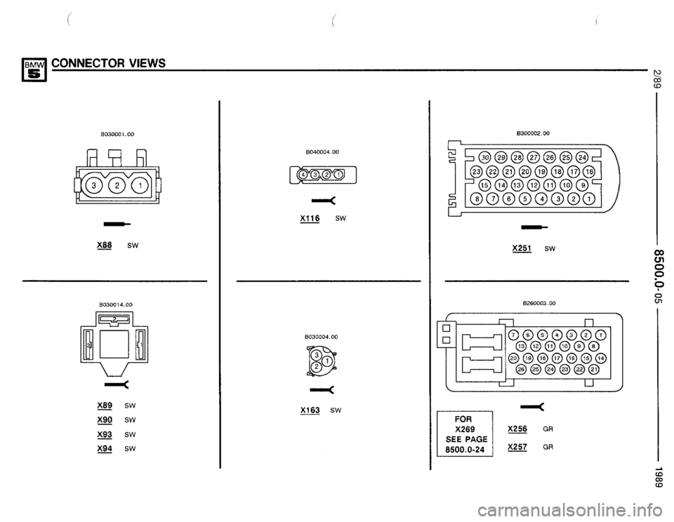 BMW 535i 1989 E34 Electrical Troubleshooting Manual 