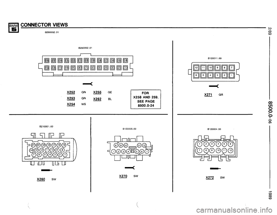 BMW 535i 1989 E34 Electrical Troubleshooting Manual 