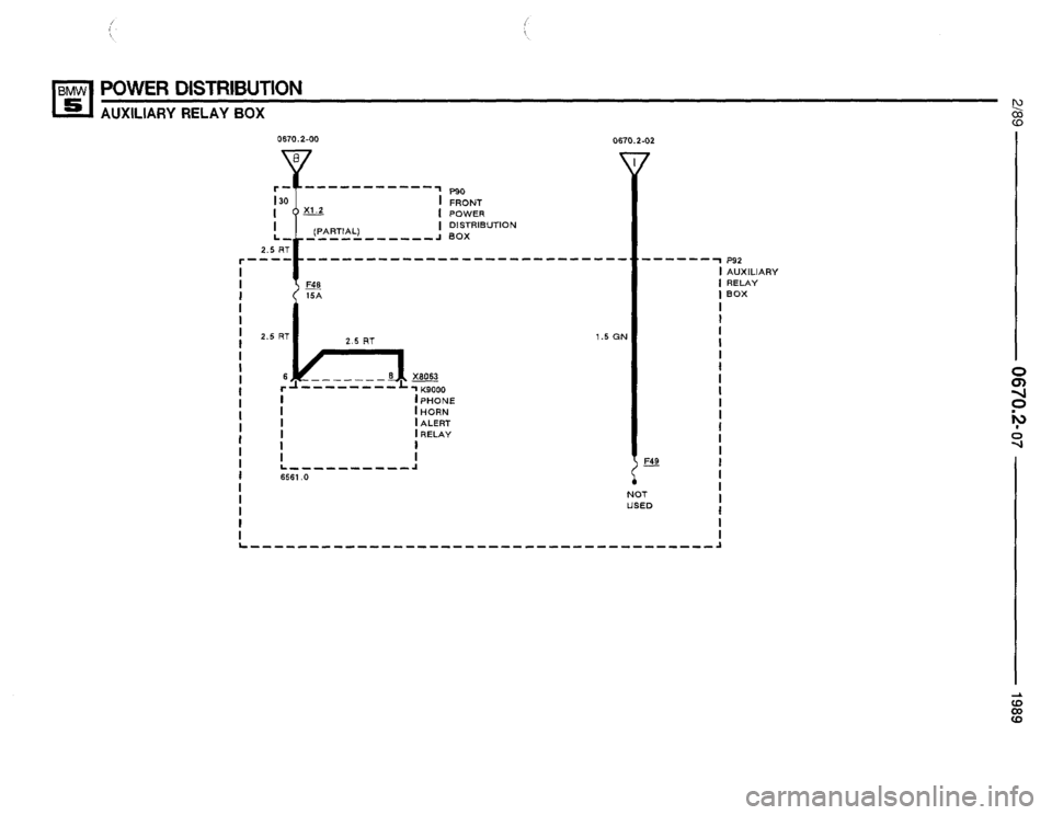 BMW 535i 1989 E34 Electrical Troubleshooting Manual 