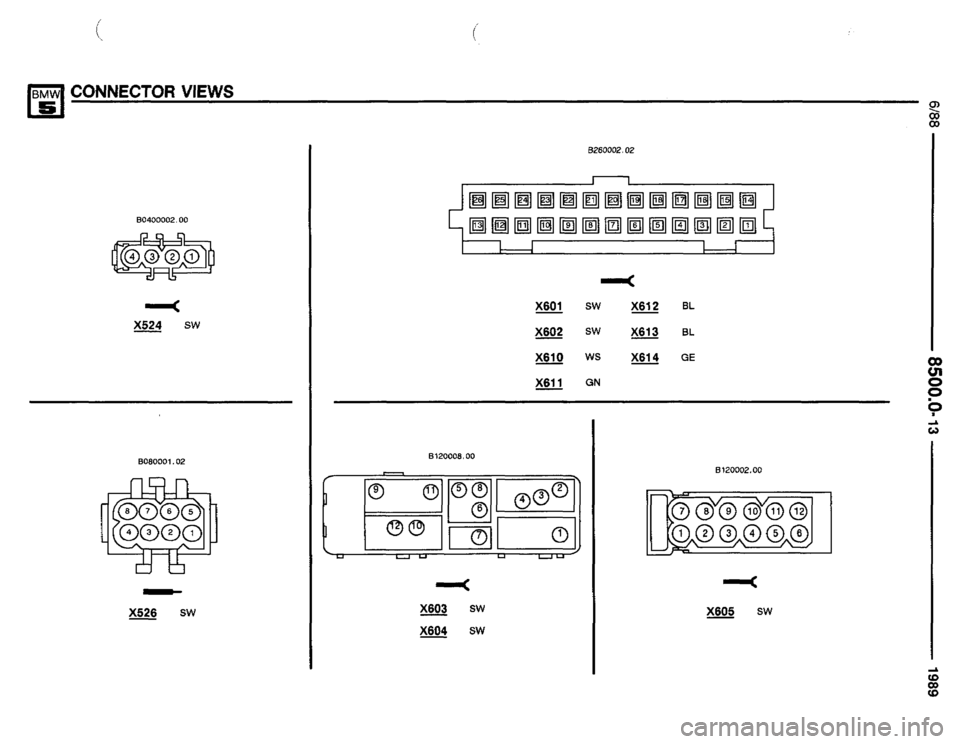 BMW 535i 1989 E34 Electrical Troubleshooting Manual 