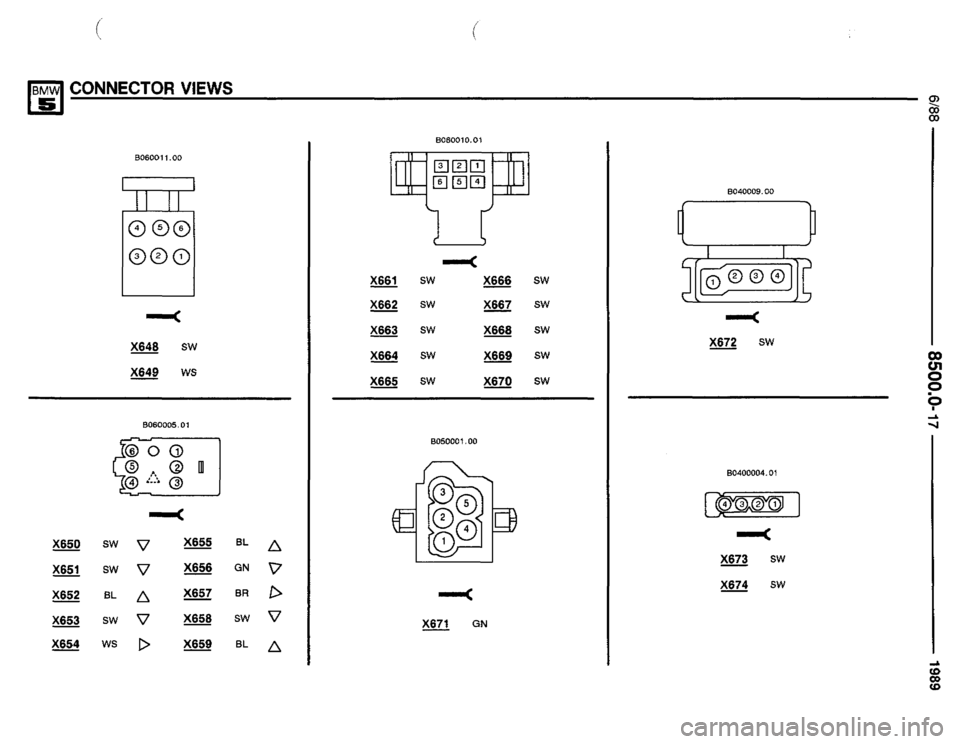 BMW 535i 1989 E34 Electrical Troubleshooting Manual 