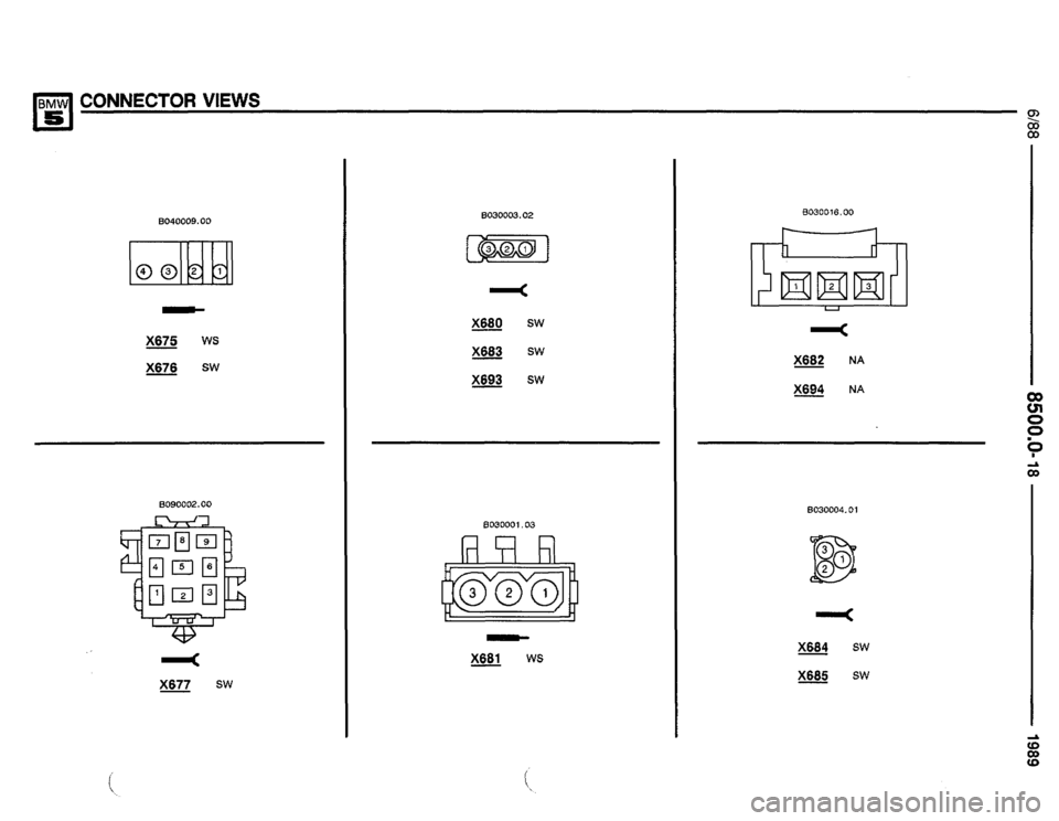 BMW 535i 1989 E34 Electrical Troubleshooting Manual 