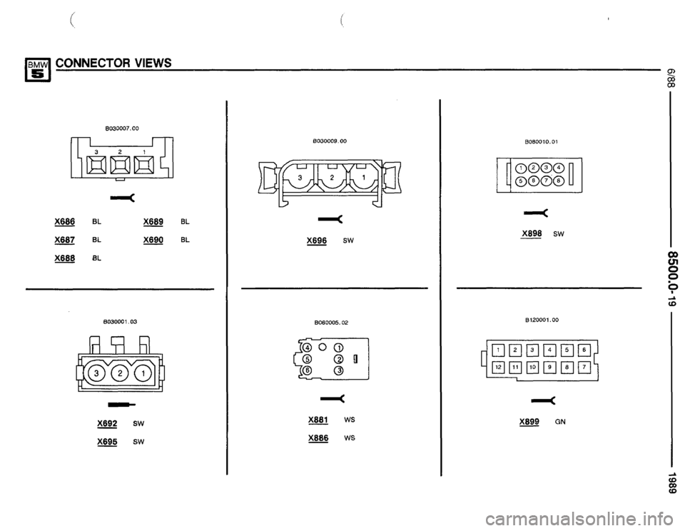 BMW 535i 1989 E34 Electrical Troubleshooting Manual 