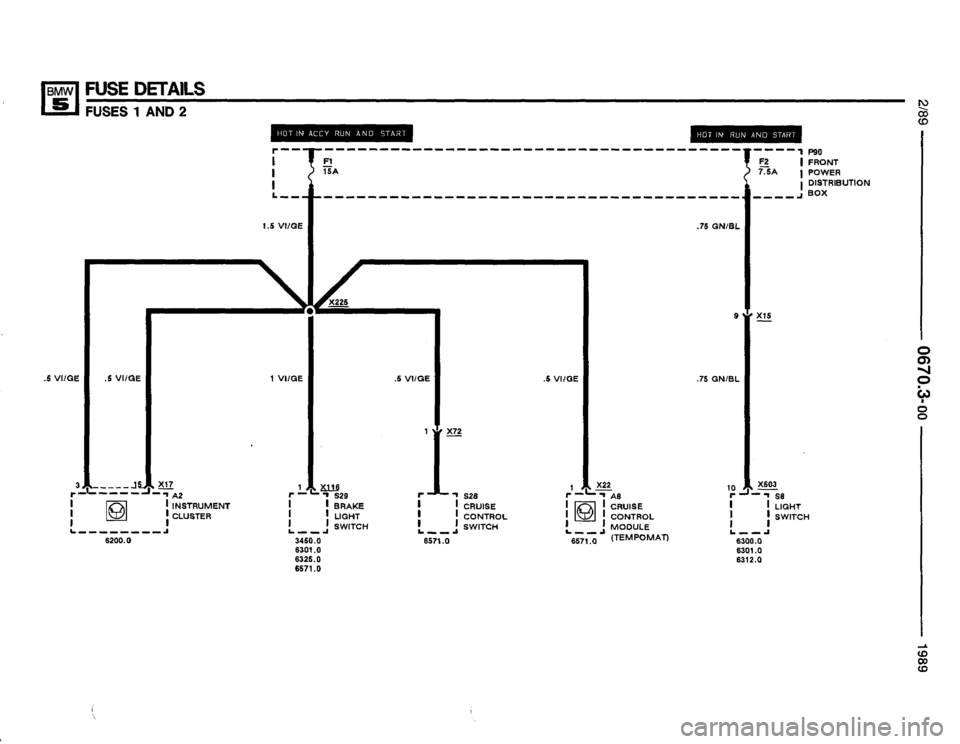 BMW 525i 1989 E34 Electrical Troubleshooting Manual 