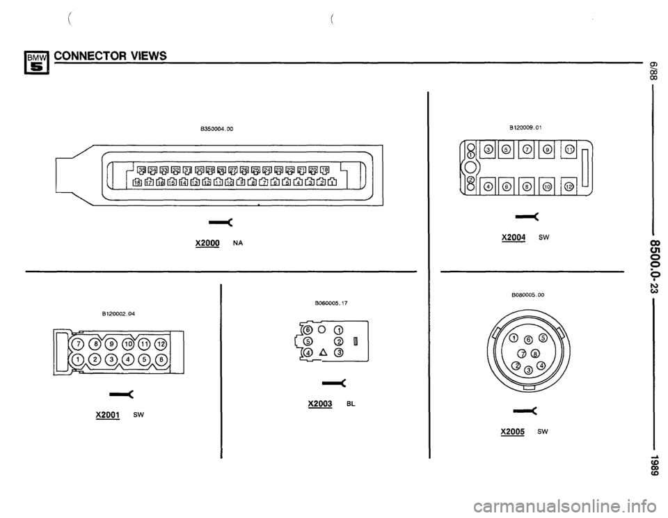 BMW 535i 1989 E34 Electrical Troubleshooting Manual 